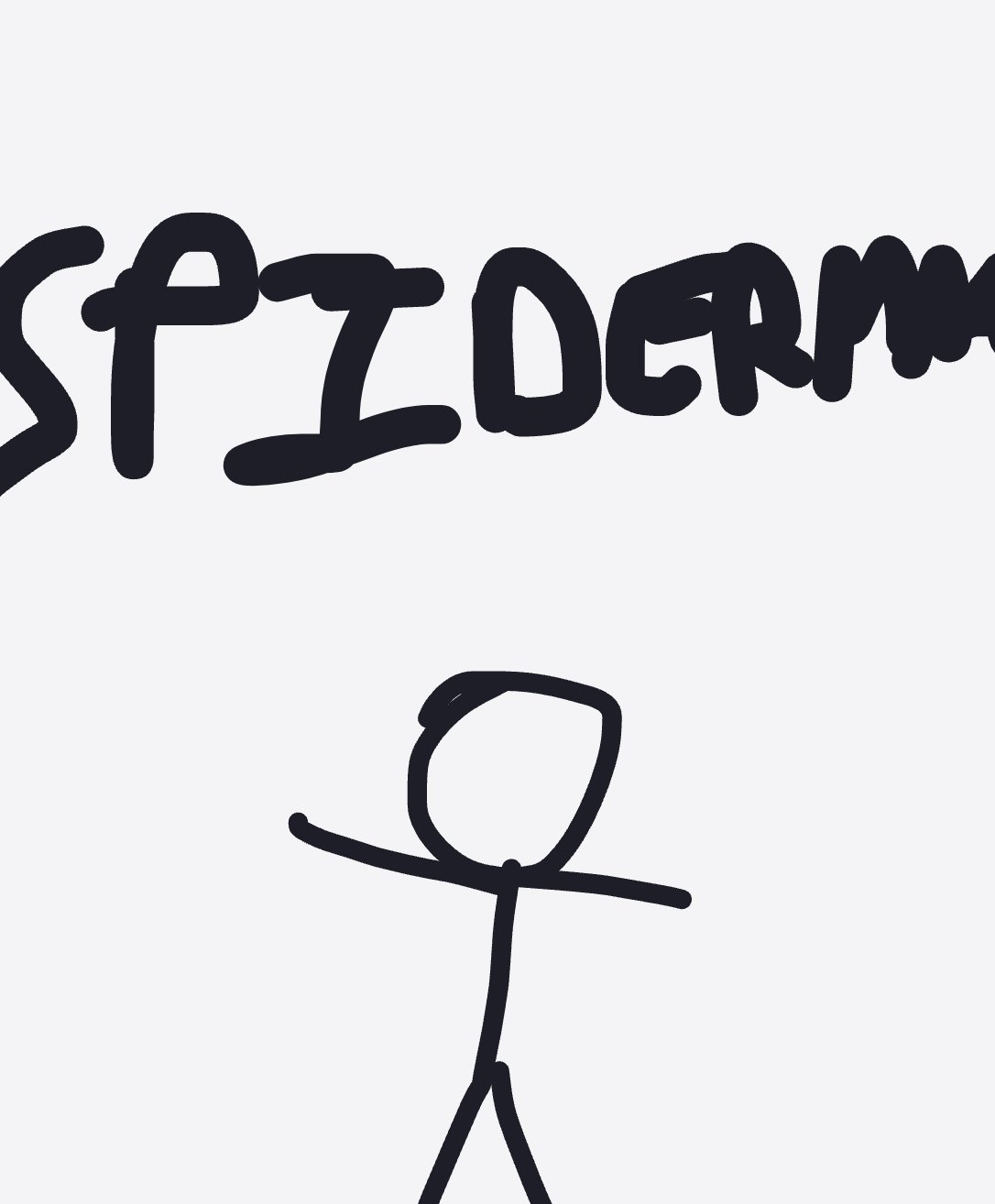 My Dynamic movement — a one-shot sketch by The Creator on The Midnight Gallery daily drawing app.
