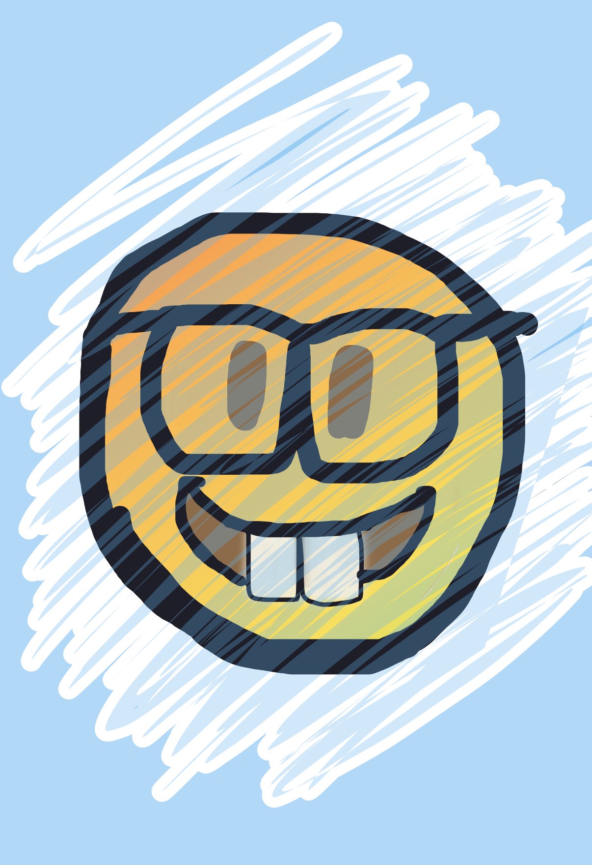 My Favorite emoji — a one-shot sketch by MadCreative on The Midnight Gallery daily drawing app.
