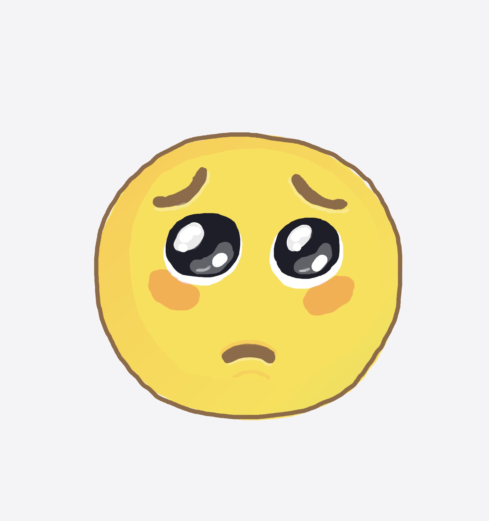 My Favorite emoji — a one-shot sketch by Mizzie on The Midnight Gallery daily drawing app.