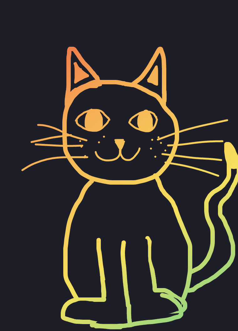 My Gros chat — a one-shot sketch by ChrysTelam on The Midnight Gallery daily drawing app.