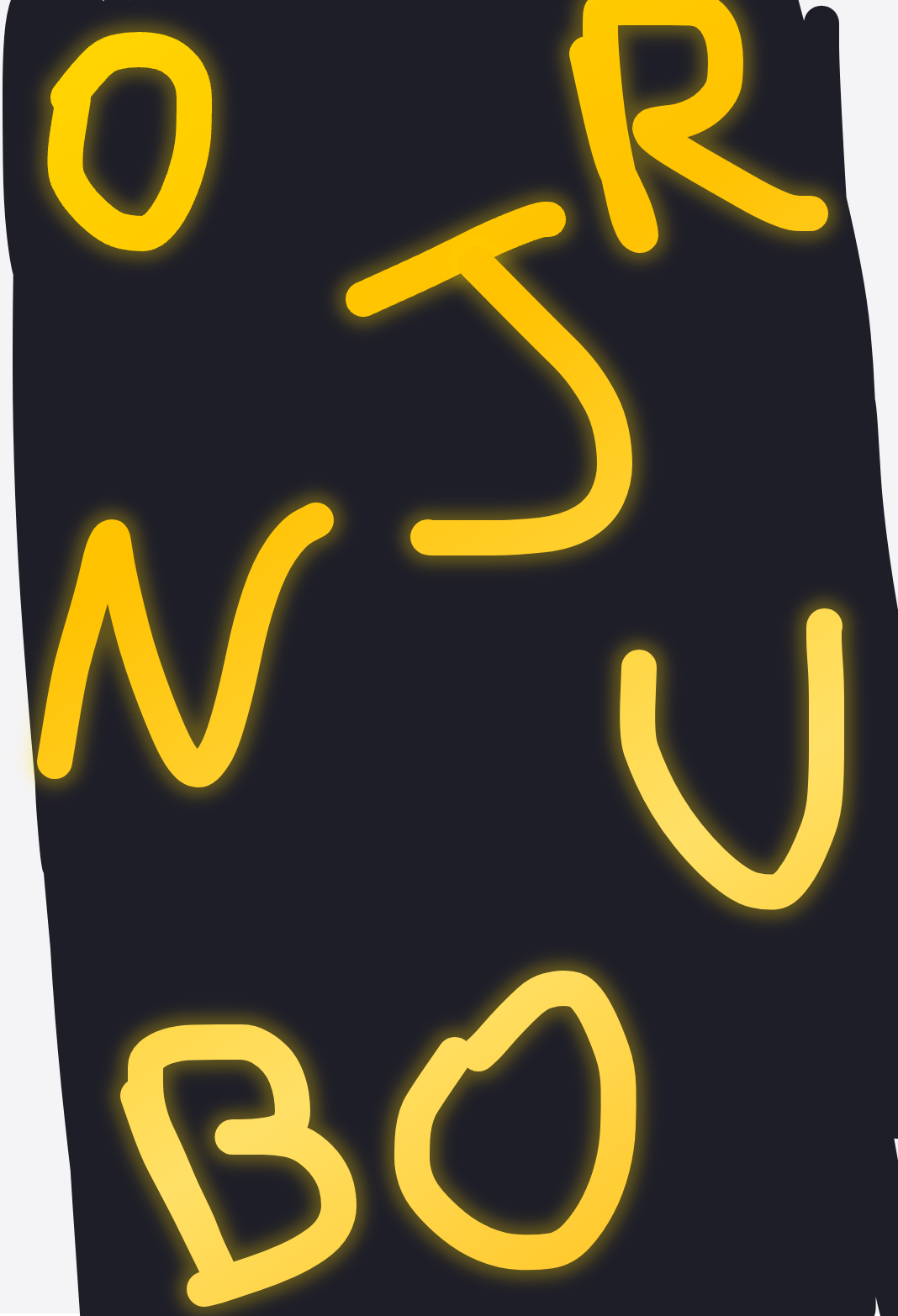 My Hello in my language — a one-shot sketch by The Creator on The Midnight Gallery daily drawing app.
