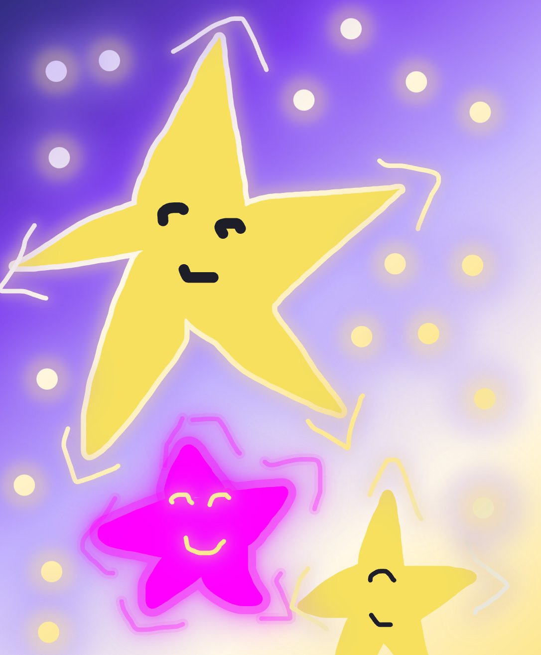 My La naissance d'une étoile — a one-shot sketch by Cerise971 on The Midnight Gallery daily drawing app.