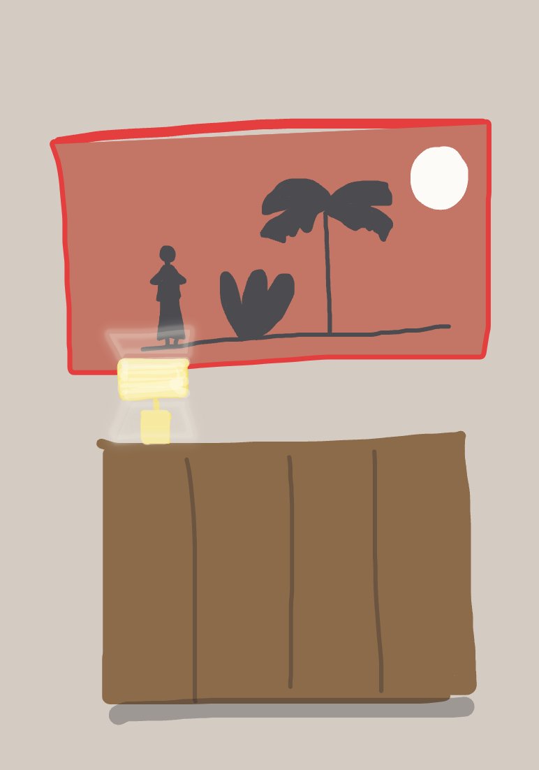 My Ma galerie d'art perso — a one-shot sketch by ChrysTelam on The Midnight Gallery daily drawing app.