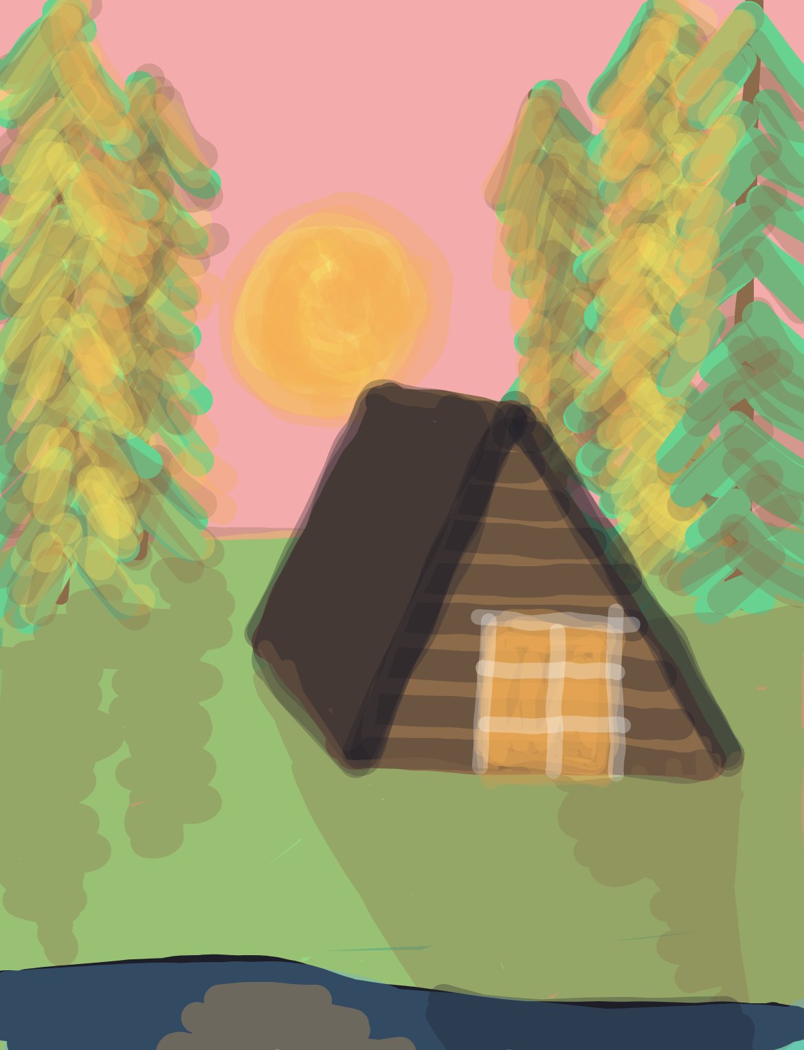 My Ma maison idéale — a one-shot sketch by SilesianHorse on The Midnight Gallery daily drawing app.