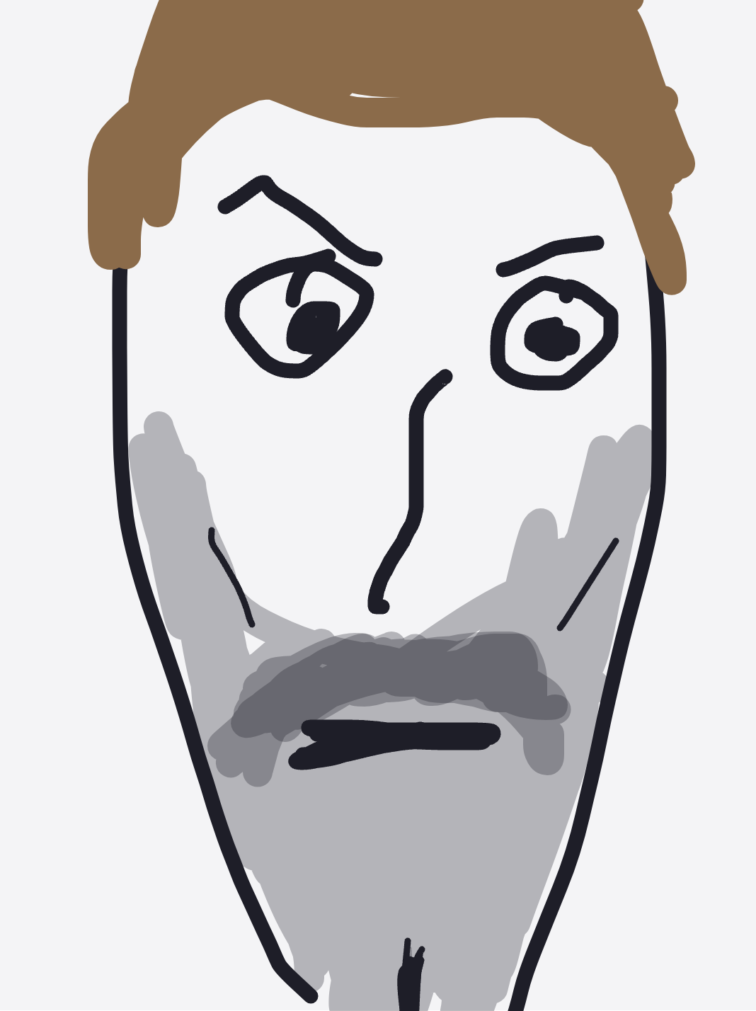 My Ma photo de profil — a one-shot sketch by Snek on The Midnight Gallery daily drawing app.