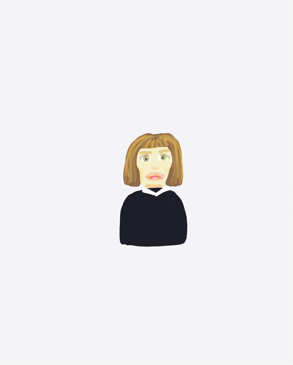 My Ma tête quand j’étais enfant — a one-shot sketch by SilesianHorse on The Midnight Gallery daily drawing app.