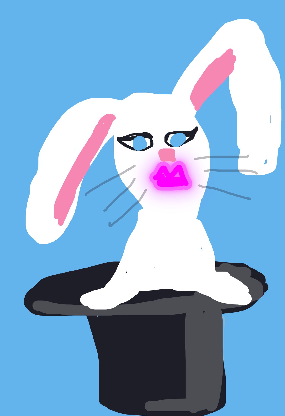My Magic makeup — a one-shot sketch by MadCreative on The Midnight Gallery daily drawing app.