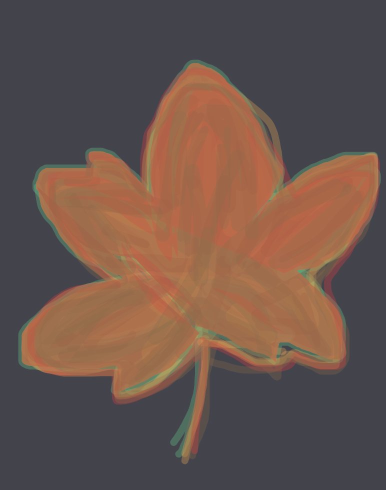 My Mon septembre — a one-shot sketch by monade on The Midnight Gallery daily drawing app.