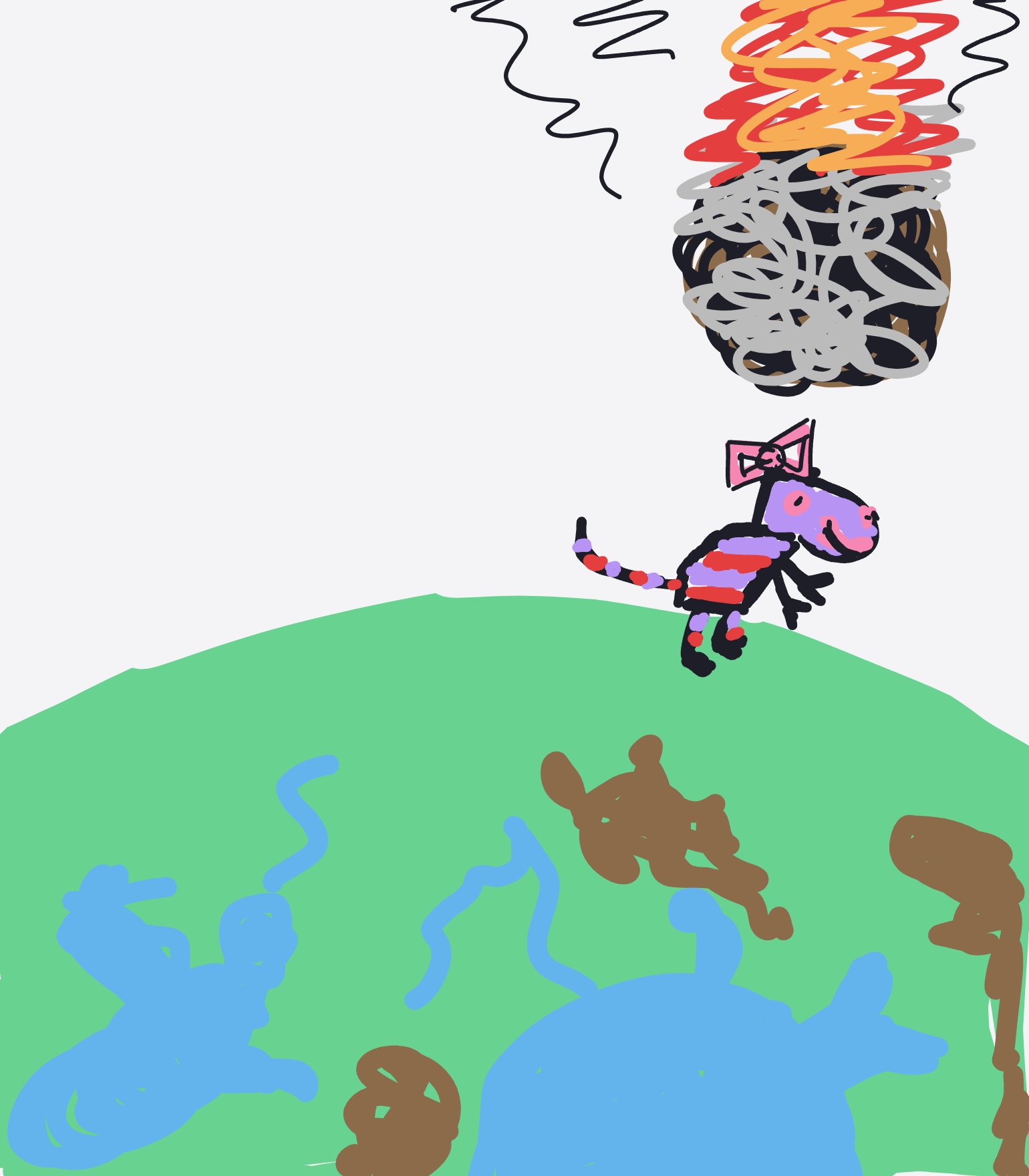 My Most beautiful dinosaur — a one-shot sketch by DevotedMasaiLion9892 on The Midnight Gallery daily drawing app.