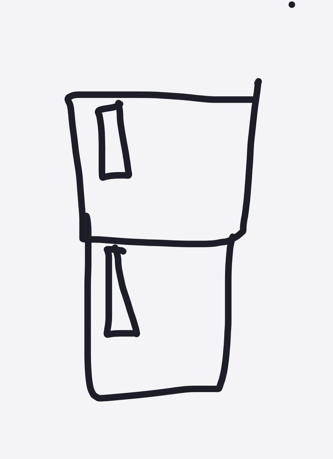 My My fridge anatomy — a one-shot sketch by CleanSouthernAfricanAnchovy2898 on The Midnight Gallery daily drawing app.