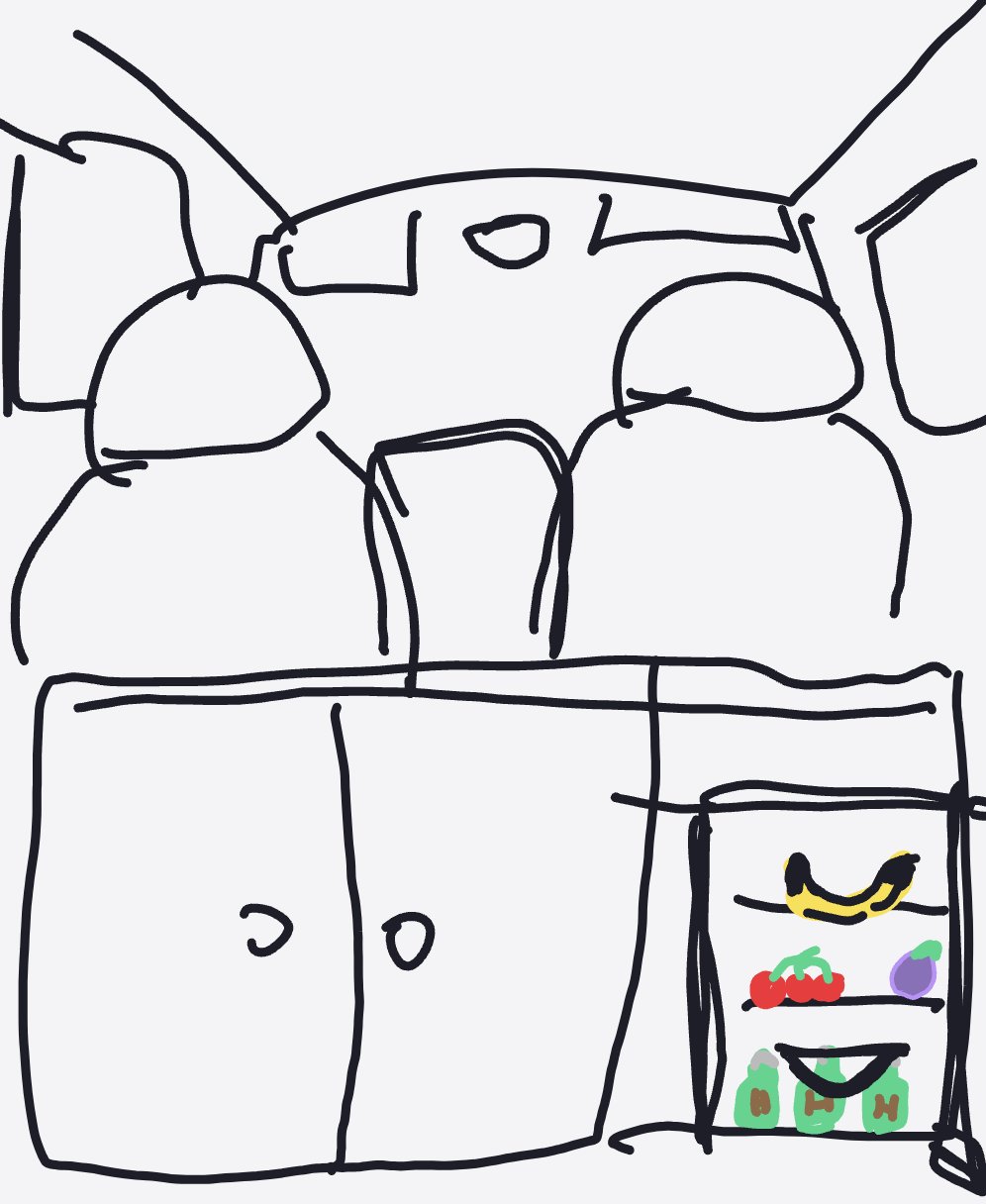 My My fridge anatomy — a one-shot sketch by Mmmmmmm on The Midnight Gallery daily drawing app.