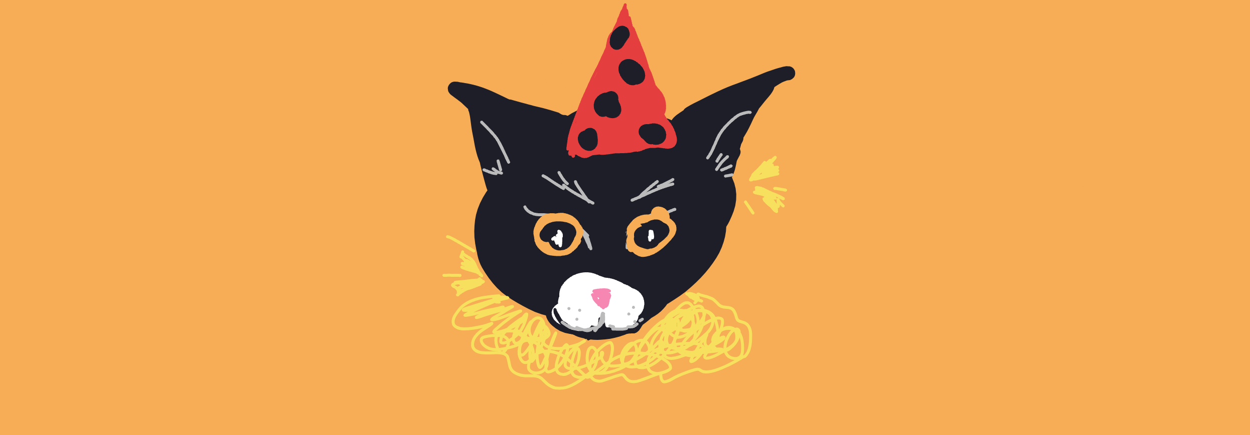 My My Profile picture aka a silly cat — a one-shot sketch by noctura on The Midnight Gallery daily drawing app.