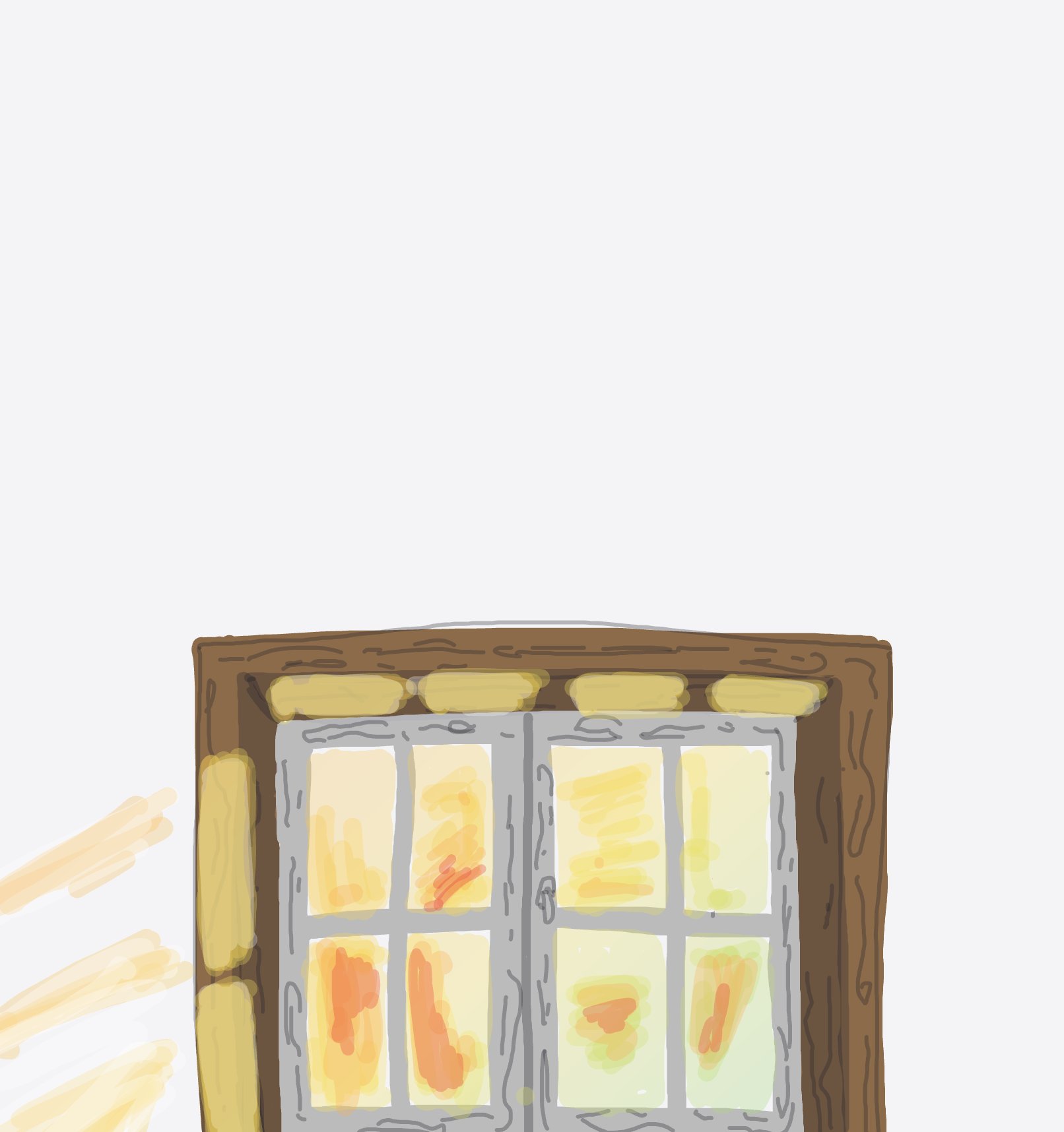 My My wake-up time — a one-shot sketch by Mizzie on The Midnight Gallery daily drawing app.