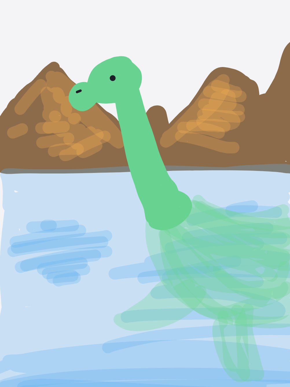 My Mythical creature — a one-shot sketch by Bunny on The Midnight Gallery daily drawing app.