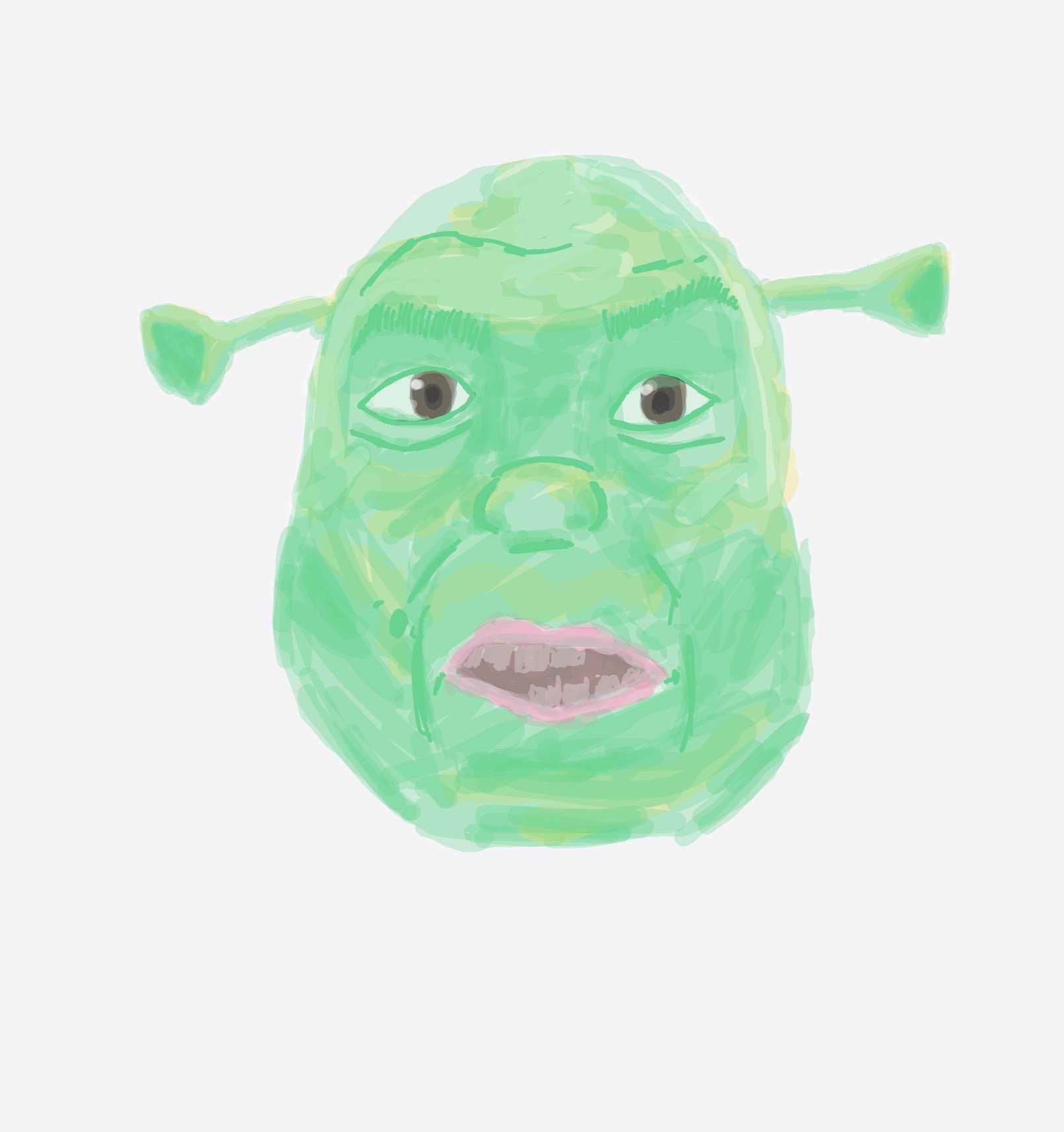 My Ogre — a one-shot sketch by Mizzie on The Midnight Gallery daily drawing app.