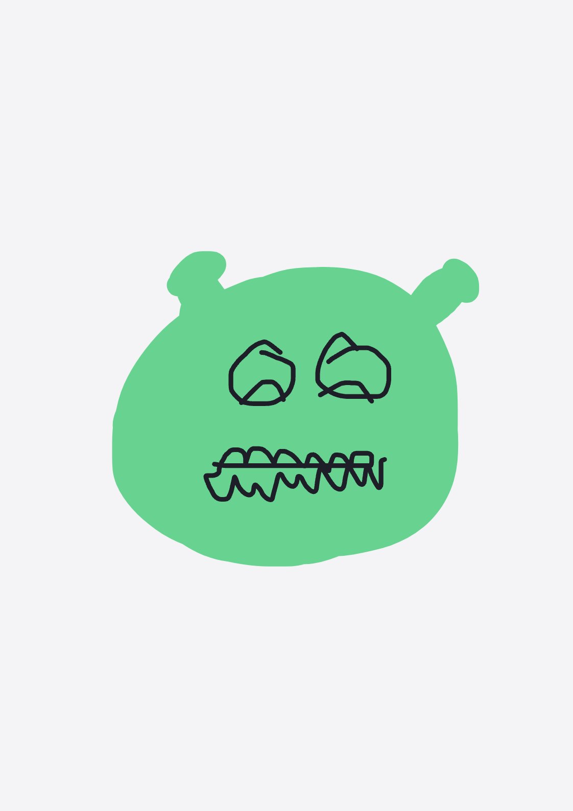 My Ogre — a one-shot sketch by TrueCinnamon9071 on The Midnight Gallery daily drawing app.
