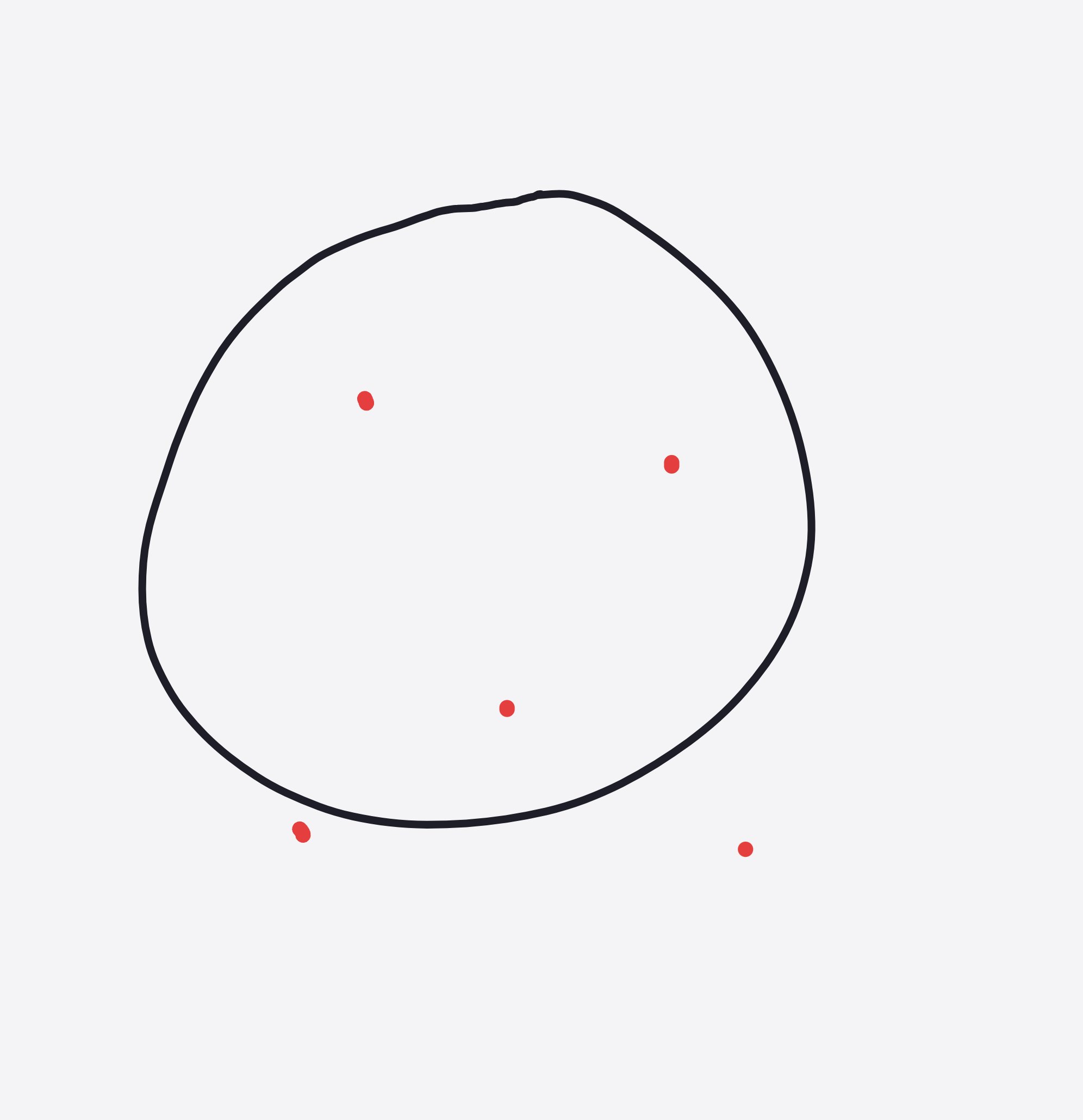 My Perfect circle — a one-shot sketch by Icementhol on The Midnight Gallery daily drawing app.
