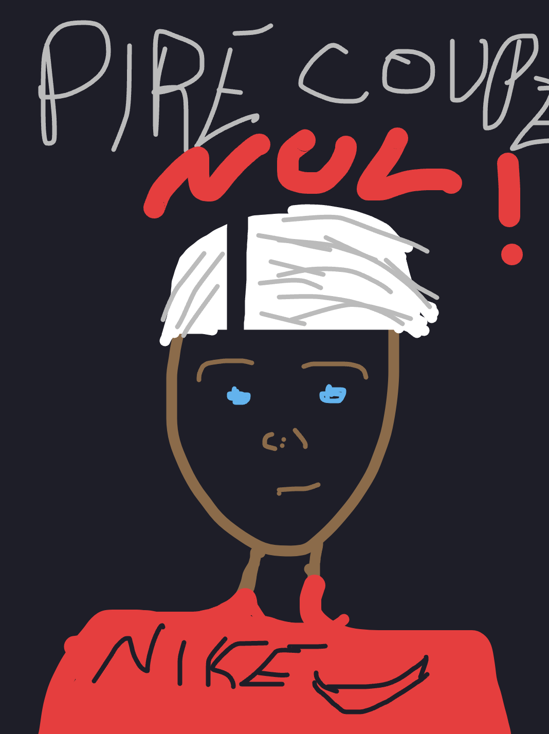 A palourde silence sketch by Cerise971 — drawn in one shot in The Midnight Gallery daily drawing app.