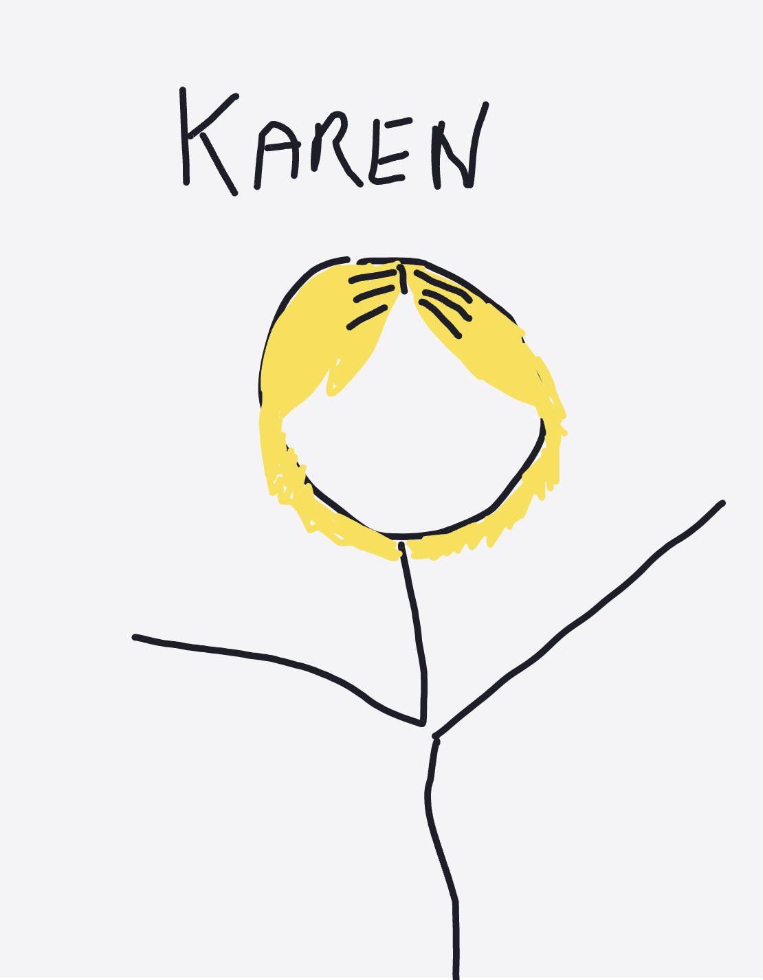 My Pire coupe de cheveux — a one-shot sketch by daisyxcore on The Midnight Gallery daily drawing app.