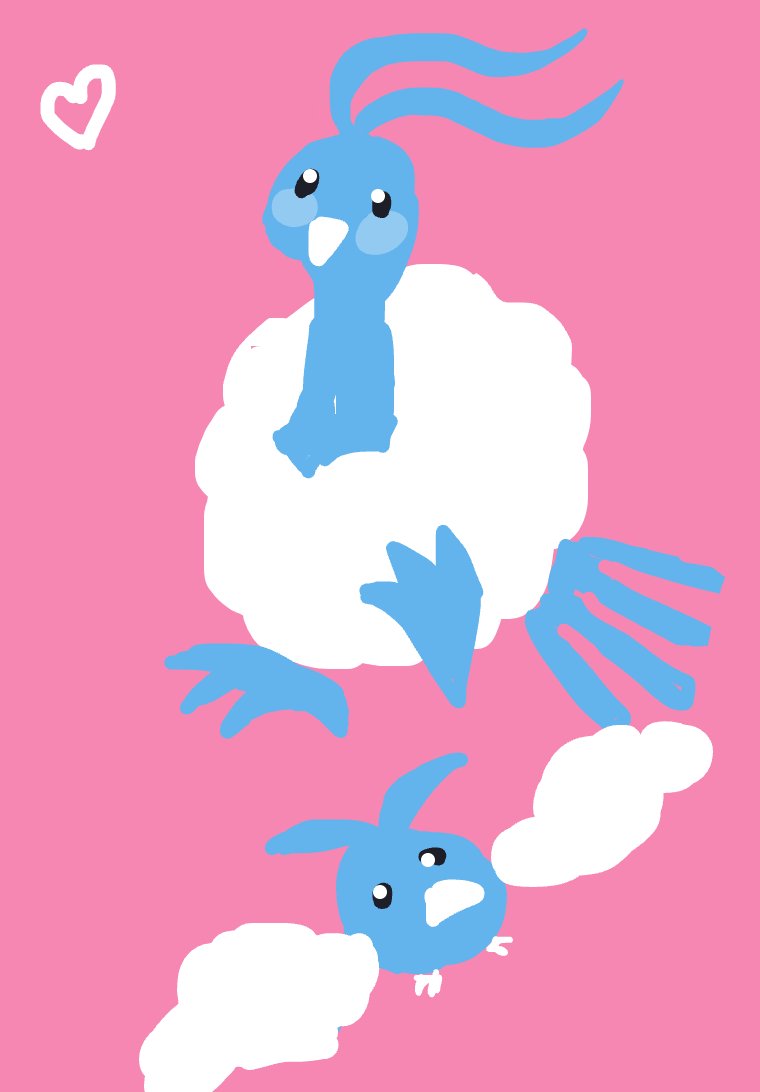 My Pokémon préféré — a one-shot sketch by Glacial on The Midnight Gallery daily drawing app.