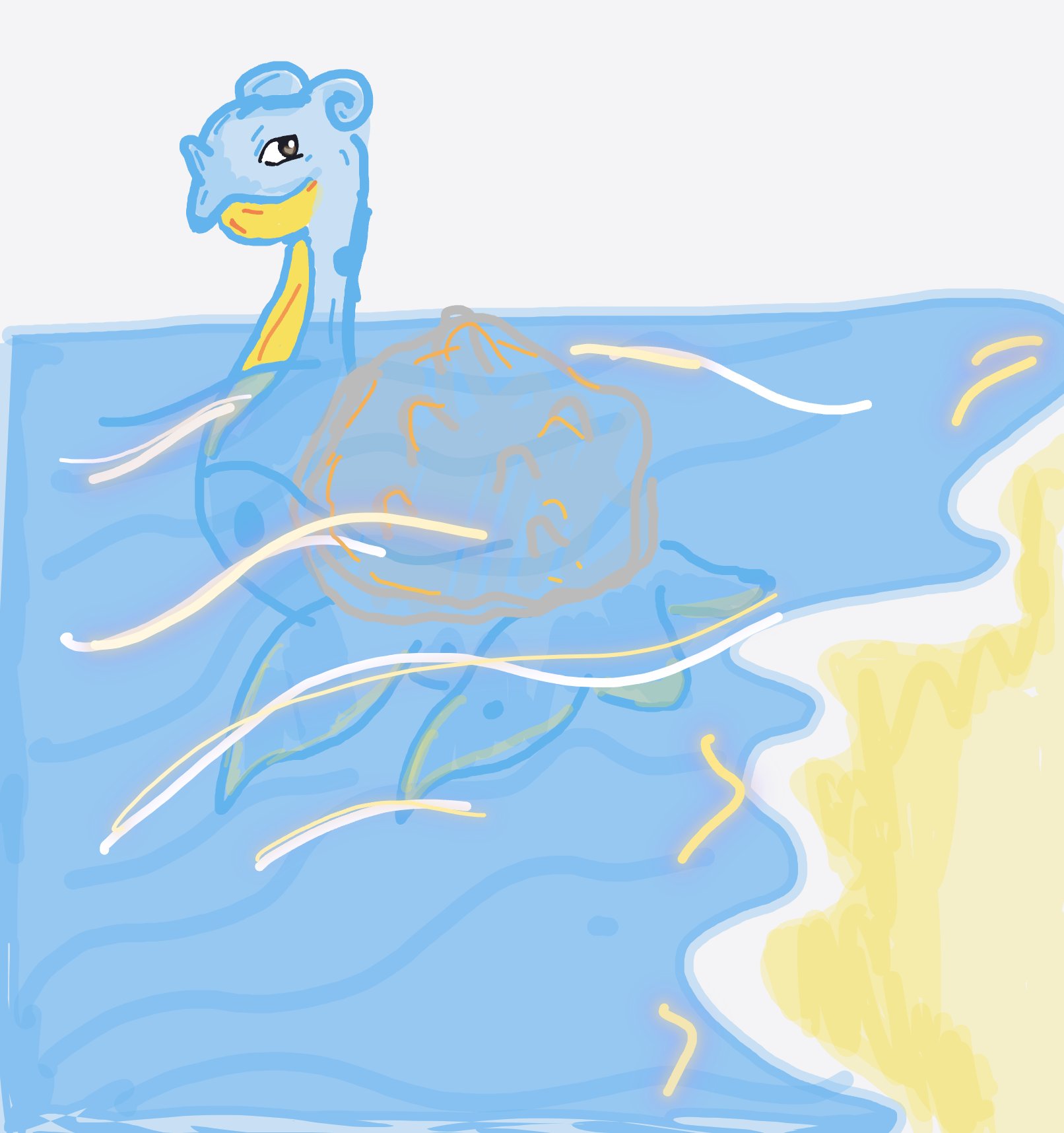 My Pokémon préféré — a one-shot sketch by Palomino on The Midnight Gallery daily drawing app.
