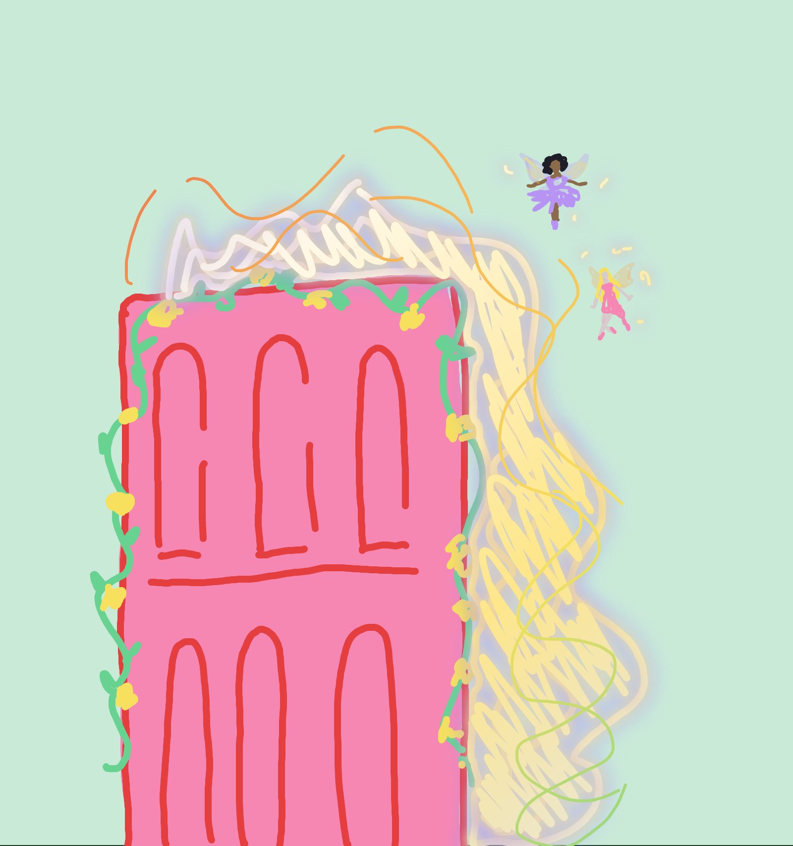 My Portail magique — a one-shot sketch by Palomino on The Midnight Gallery daily drawing app.