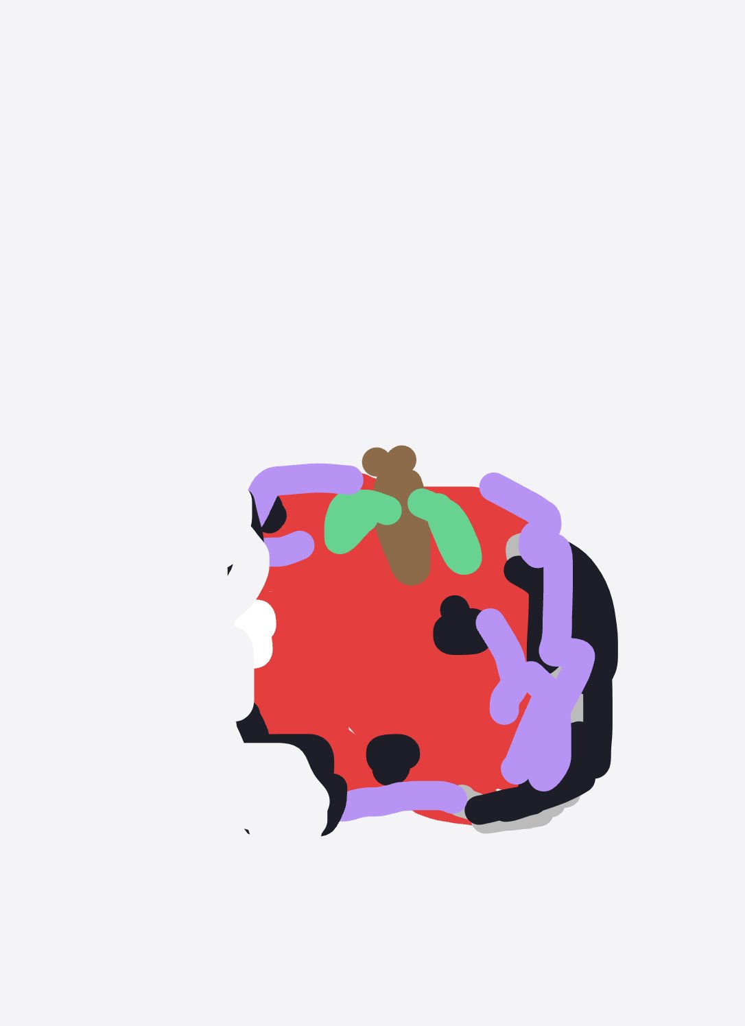 My Rotten red apple — a one-shot sketch by CleanSouthernAfricanAnchovy2898 on The Midnight Gallery daily drawing app.
