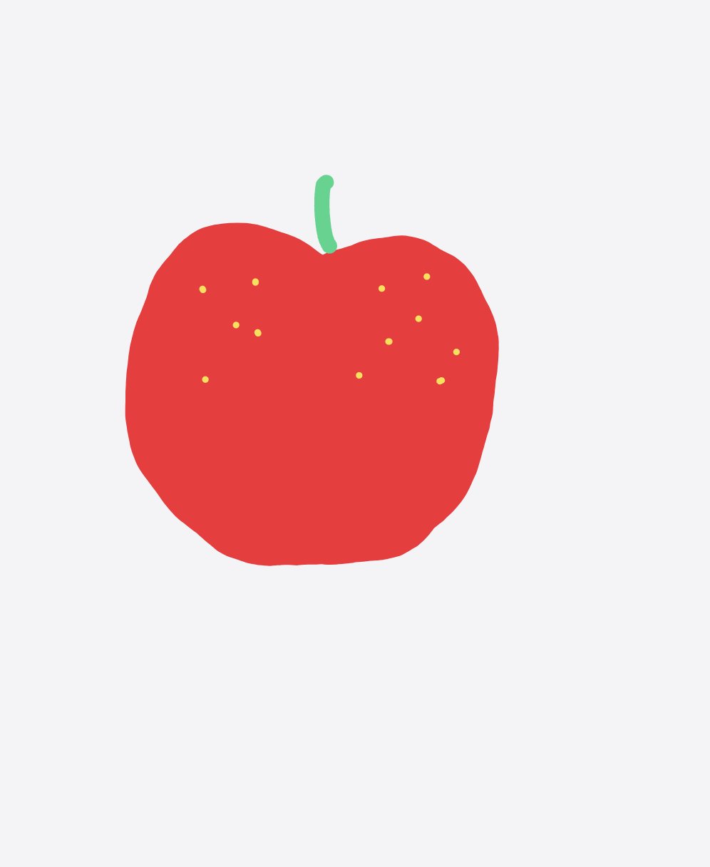 My Rotten red apple — a one-shot sketch by Mmmmmmm on The Midnight Gallery daily drawing app.