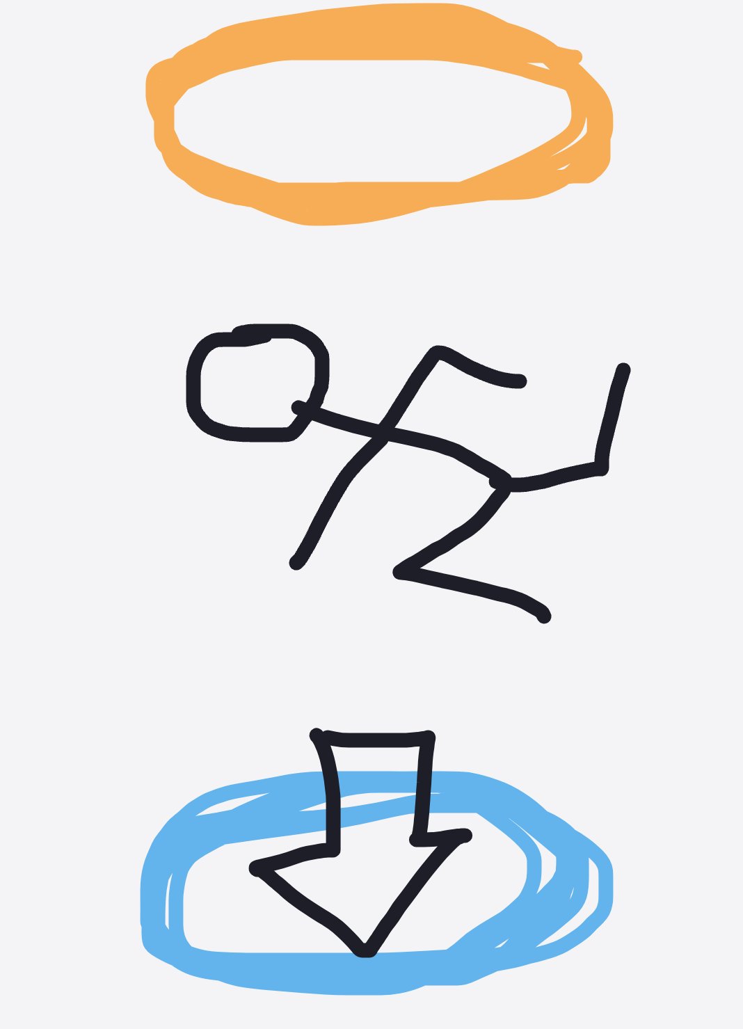 My Saut de l’ange — a one-shot sketch by Snek on The Midnight Gallery daily drawing app.