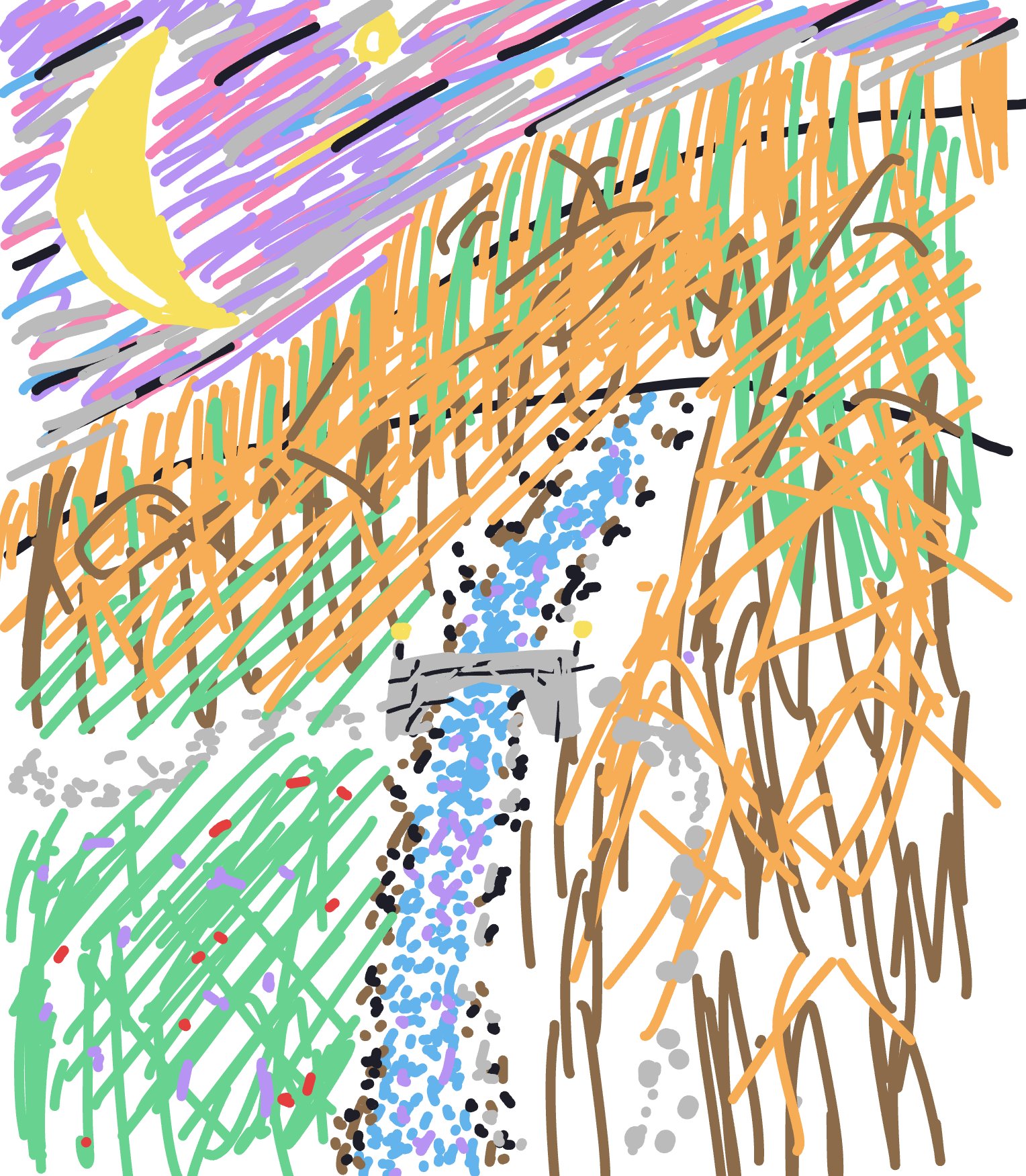 My September for me — a one-shot sketch by DevotedMasaiLion9892 on The Midnight Gallery daily drawing app.