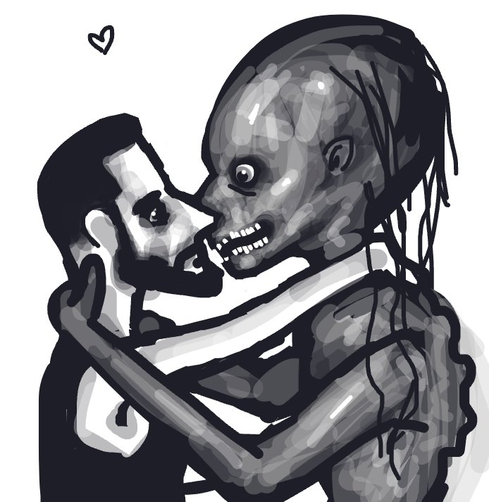 My Smack — a one-shot sketch by Glacial on The Midnight Gallery daily drawing app.