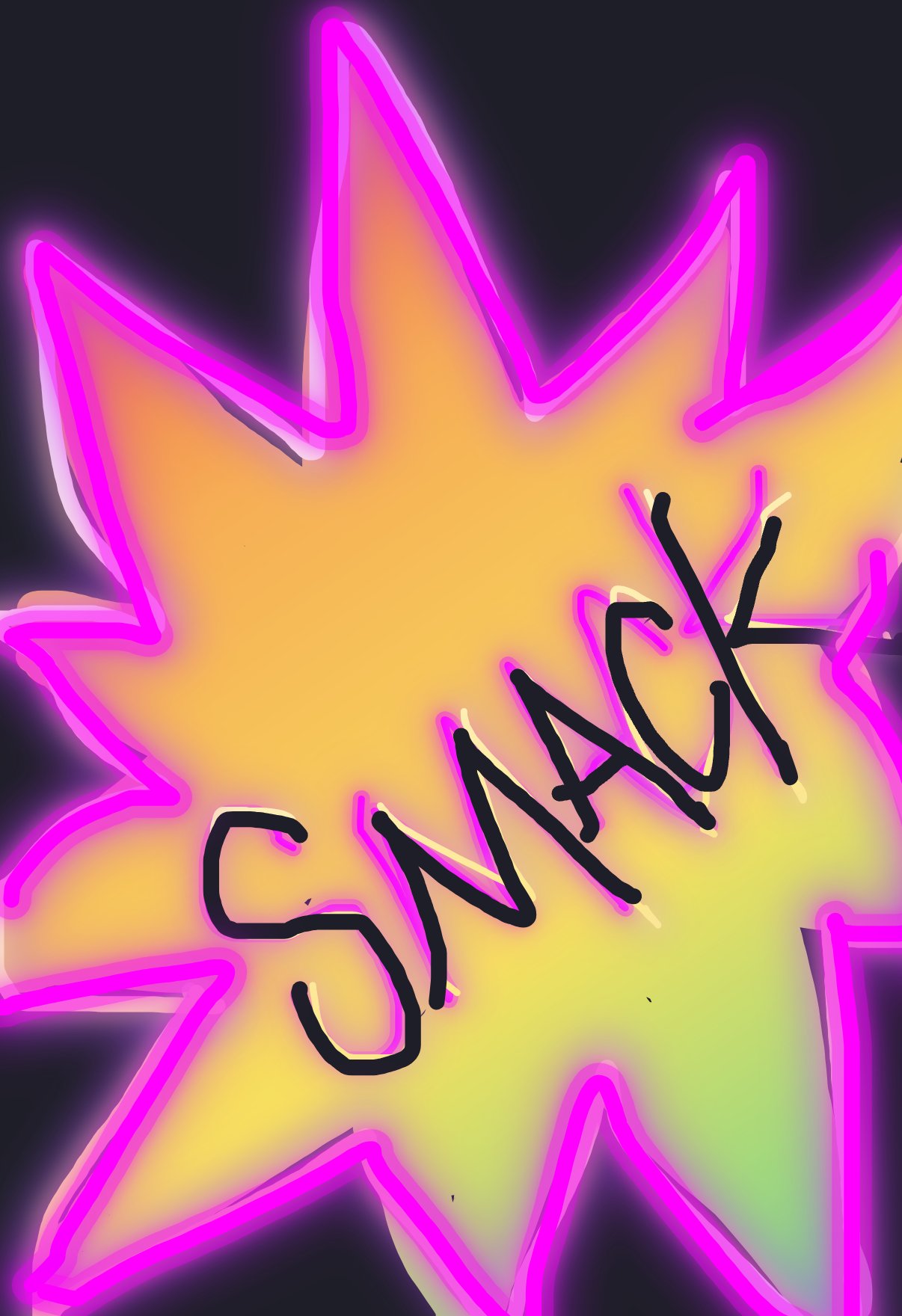 My Smack — a one-shot sketch by MadCreative on The Midnight Gallery daily drawing app.