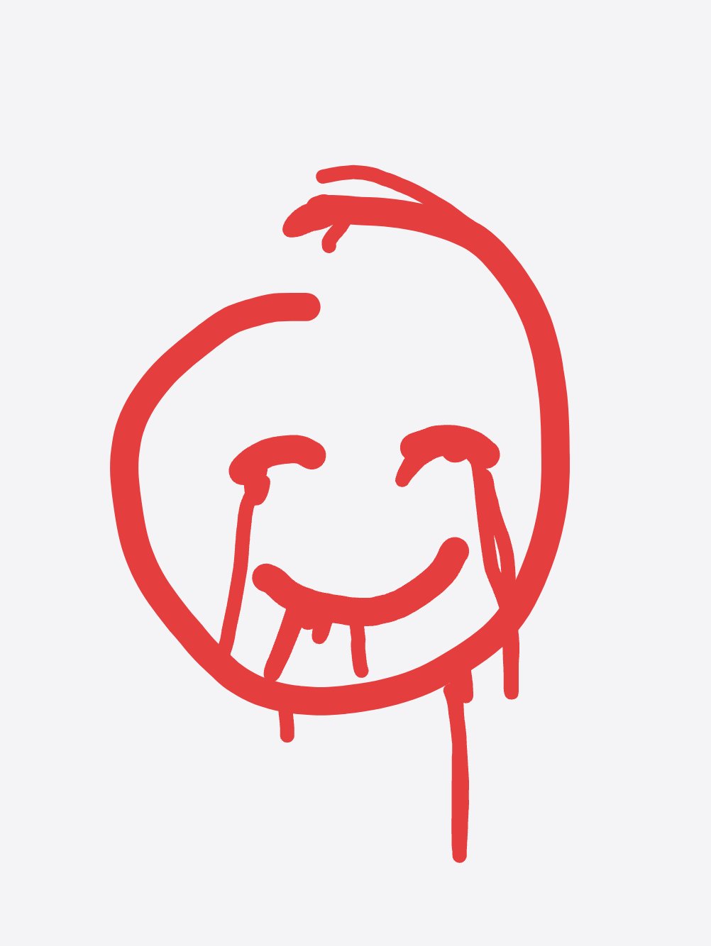 My Something minimalist — a one-shot sketch by Bunny on The Midnight Gallery daily drawing app.
