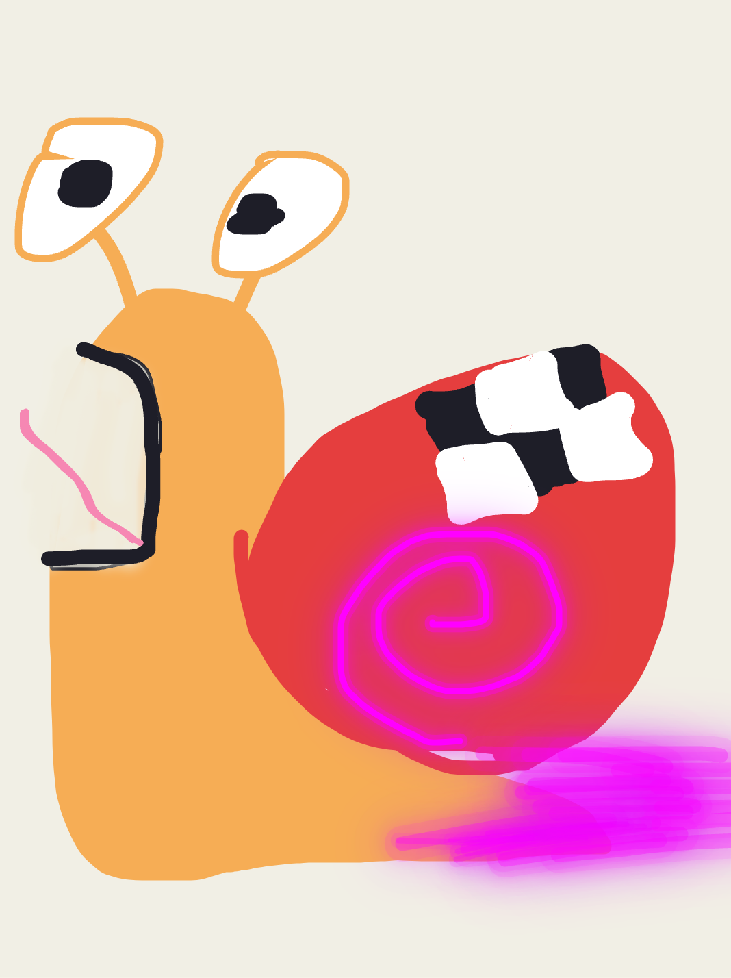 My Speed — a one-shot sketch by The Creator on The Midnight Gallery daily drawing app.