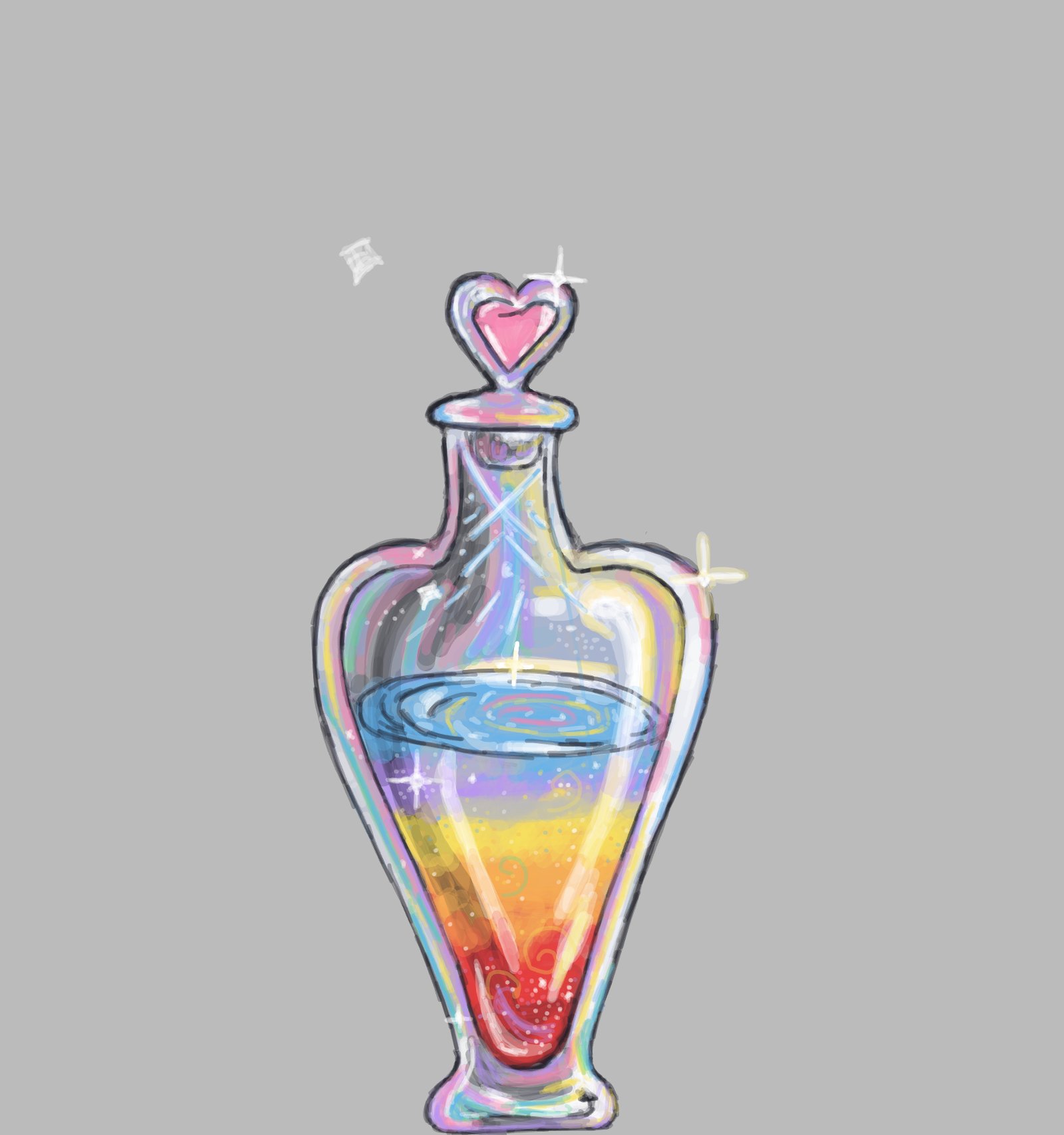 My Still Life — a one-shot sketch by Mizzie on The Midnight Gallery daily drawing app.