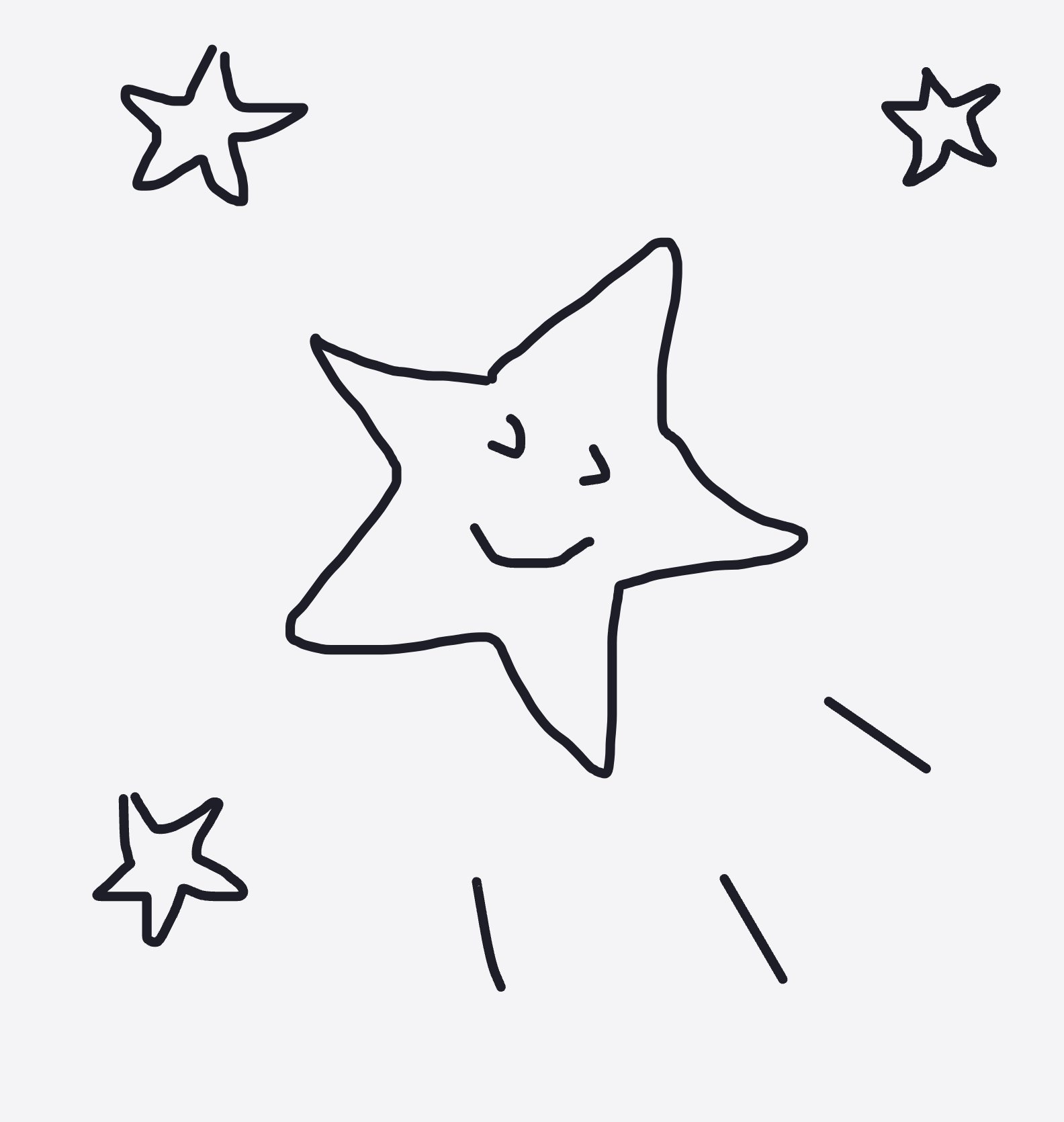 My The birth of a star — a one-shot sketch by LimpWestAfricanLion1799 on The Midnight Gallery daily drawing app.