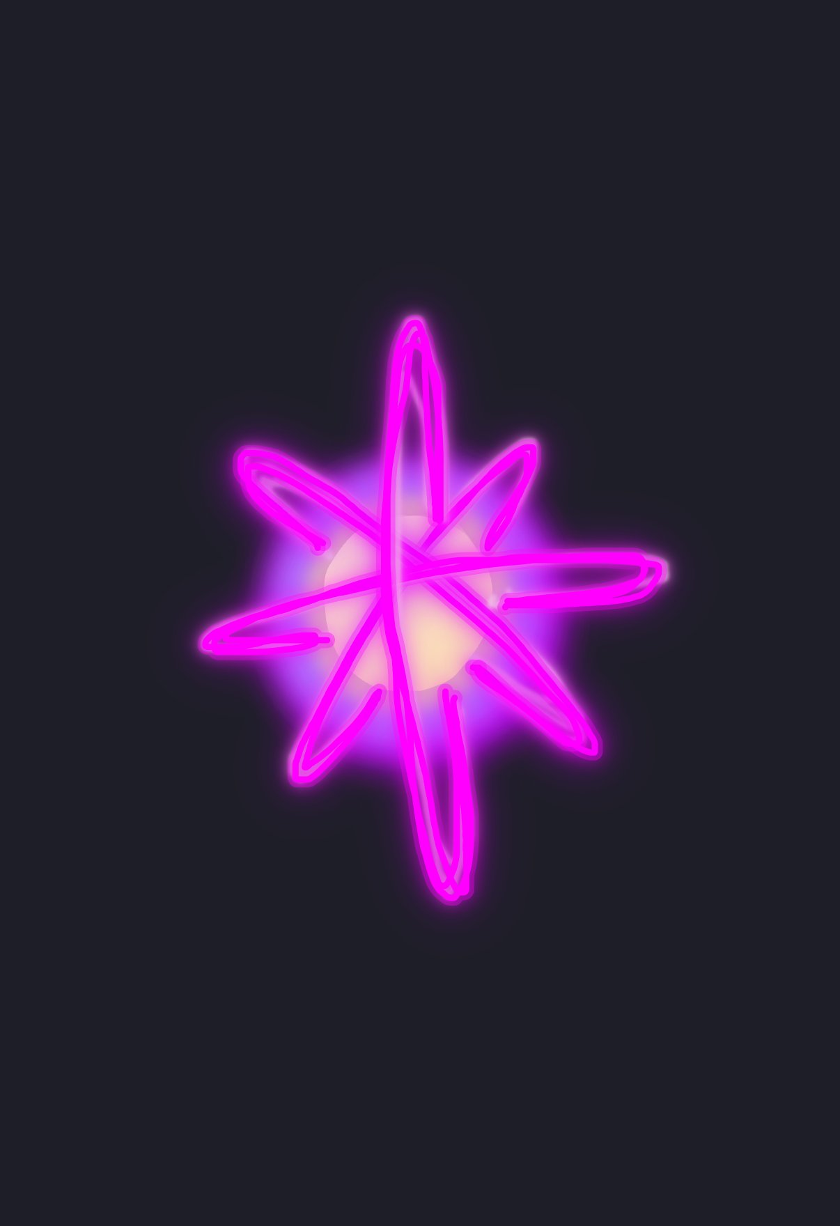 My The birth of a star — a one-shot sketch by MadCreative on The Midnight Gallery daily drawing app.