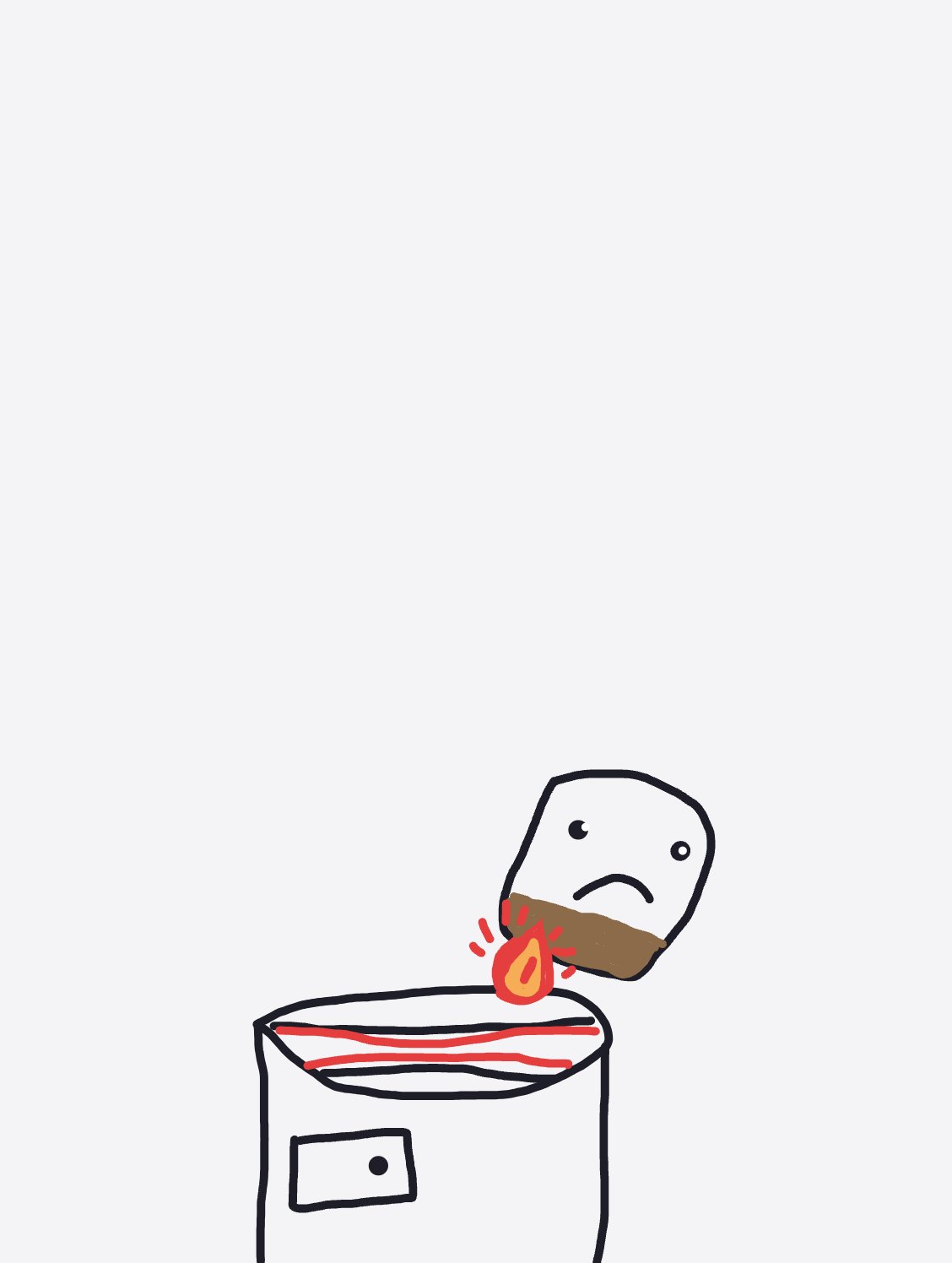 My Toast s'échappant du grille-pain — a one-shot sketch by daisyxcore on The Midnight Gallery daily drawing app.