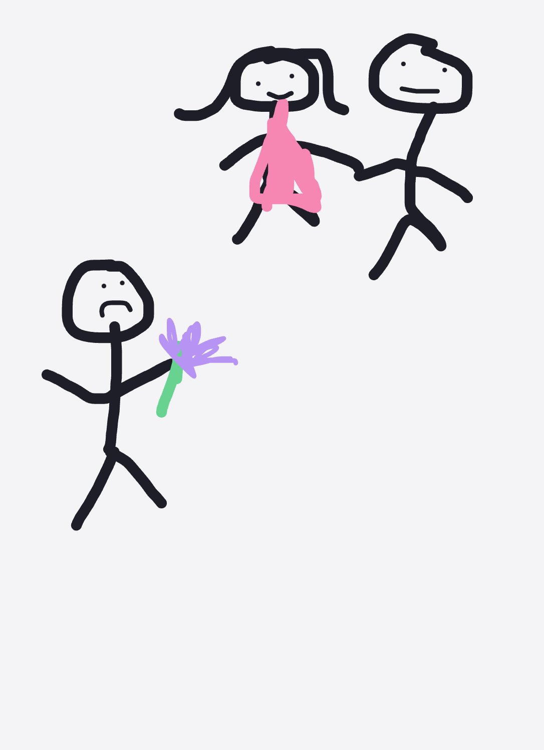 My Truc minimaliste — a one-shot sketch by Cerise971 on The Midnight Gallery daily drawing app.