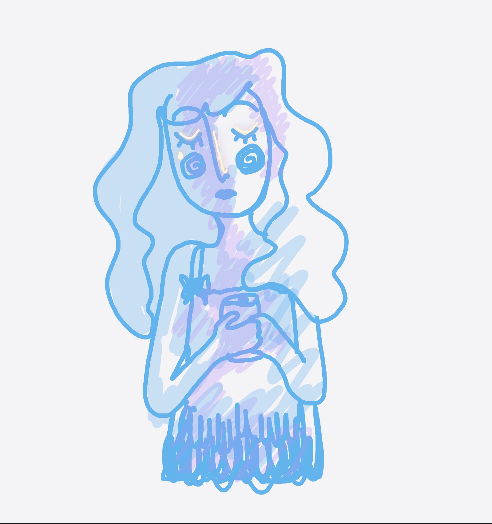 My Truc minimaliste — a one-shot sketch by Palomino on The Midnight Gallery daily drawing app.