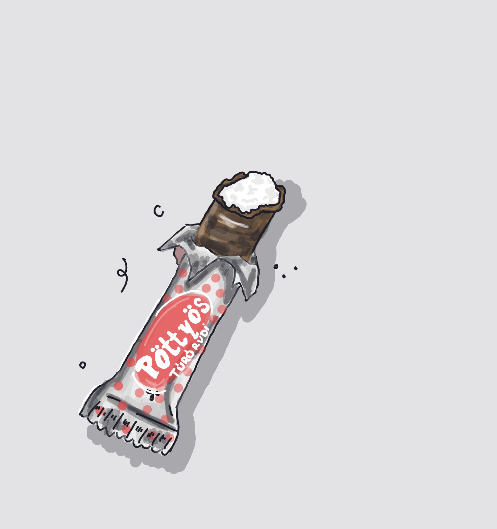 My Ultimate snack — a one-shot sketch by Mizzie on The Midnight Gallery daily drawing app.