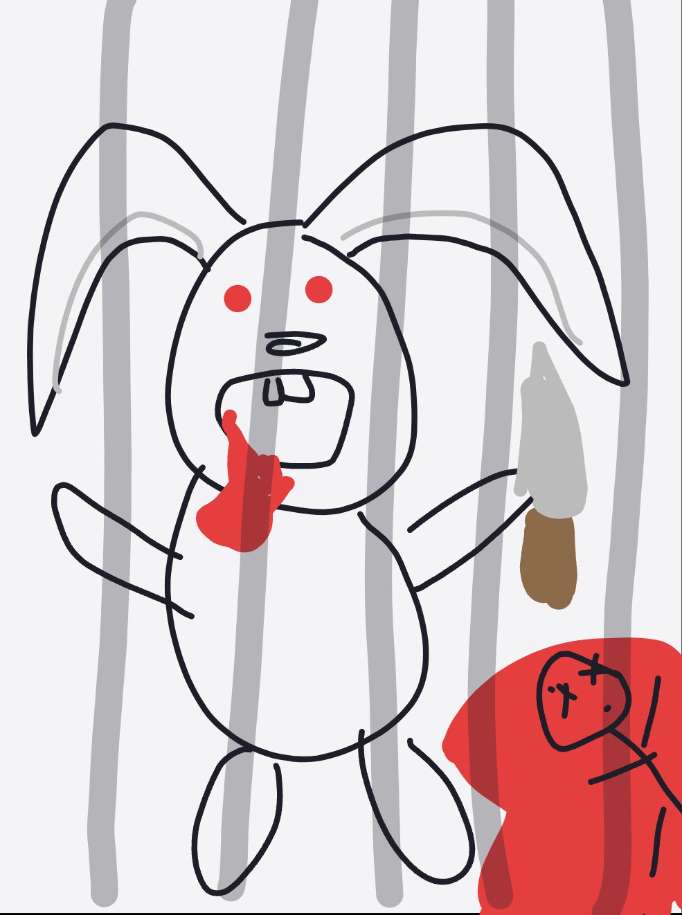My Uncover Area 51's hidden secrets — a one-shot sketch by Bunny on The Midnight Gallery daily drawing app.