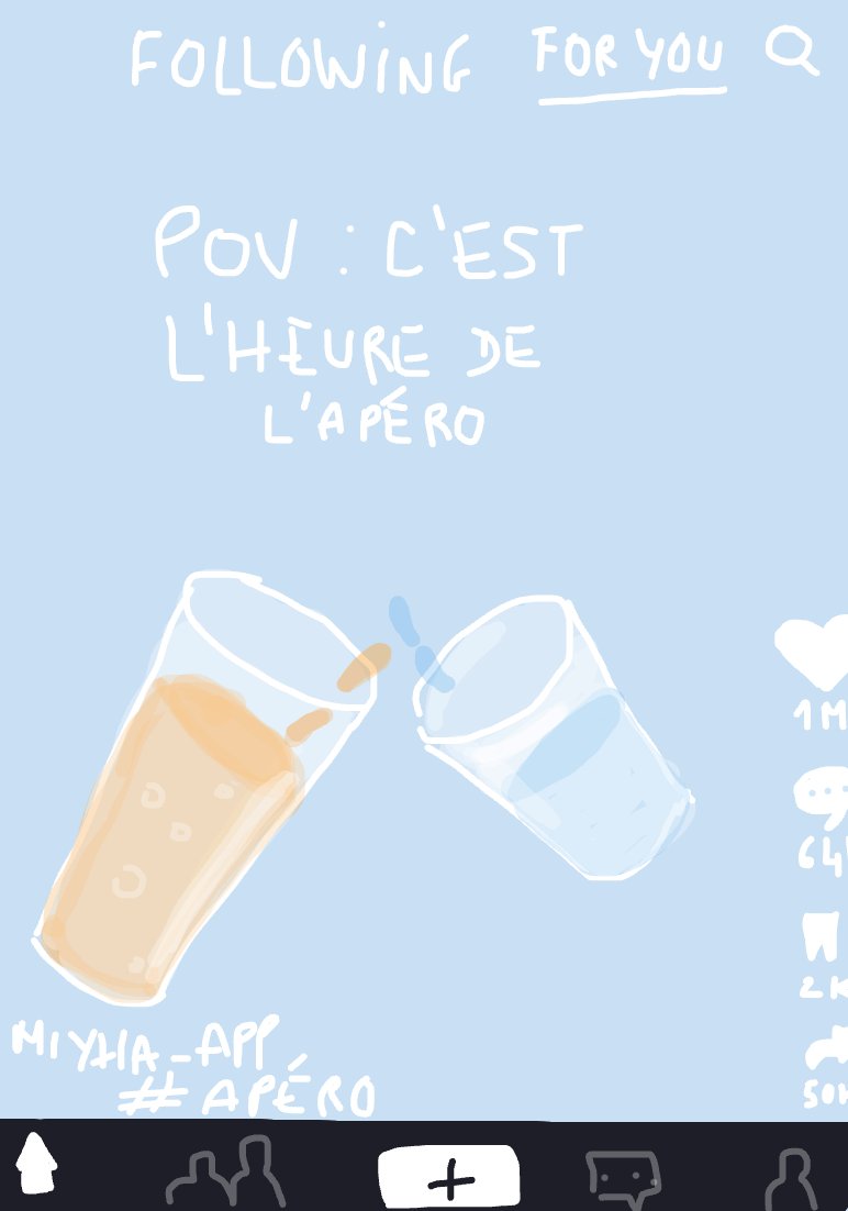 My Virus devenant viral en ligne — a one-shot sketch by ChrysTelam on The Midnight Gallery daily drawing app.