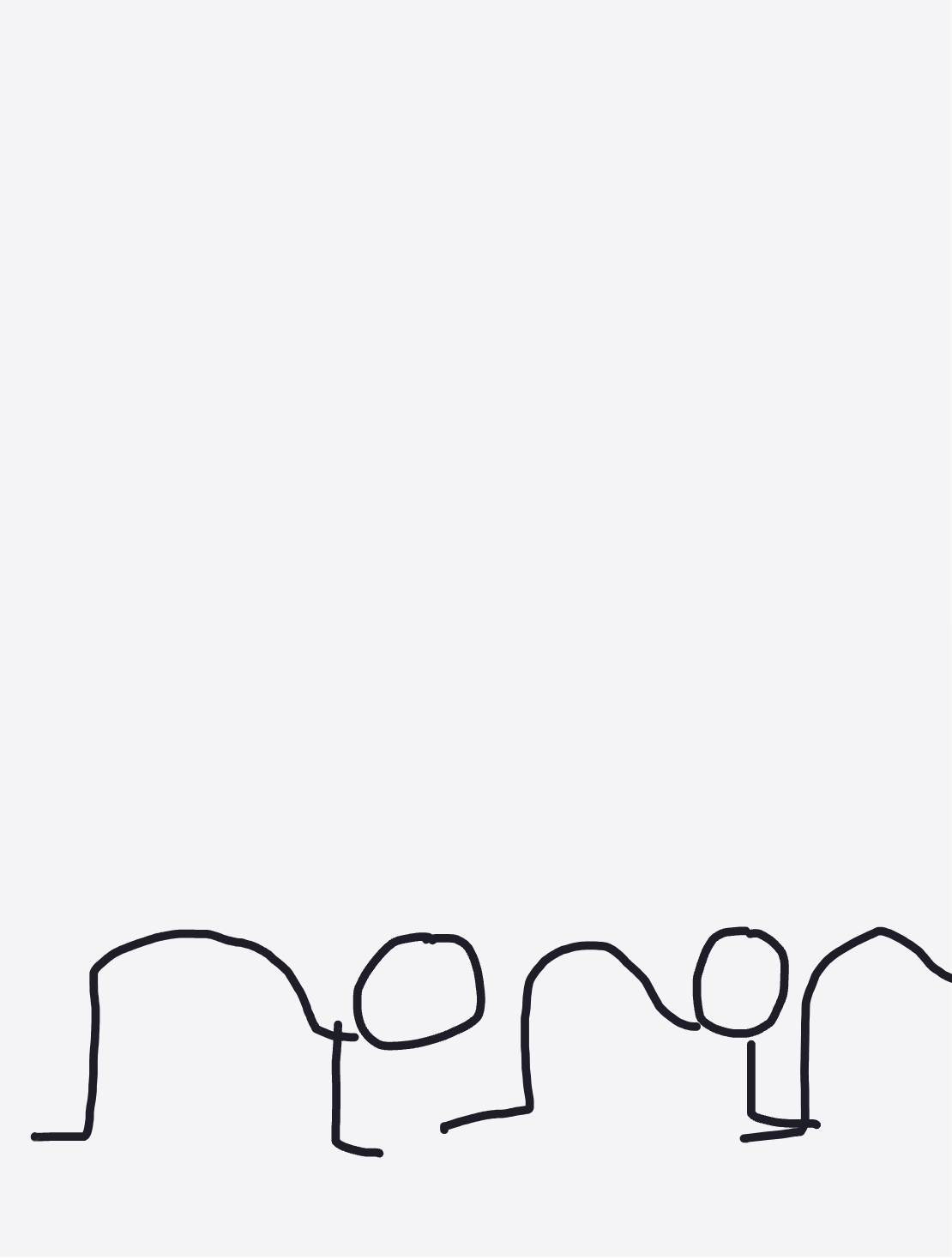 The human centipede — a one-shot sketch by daisyxcore on The Midnight Gallery daily drawing app.
