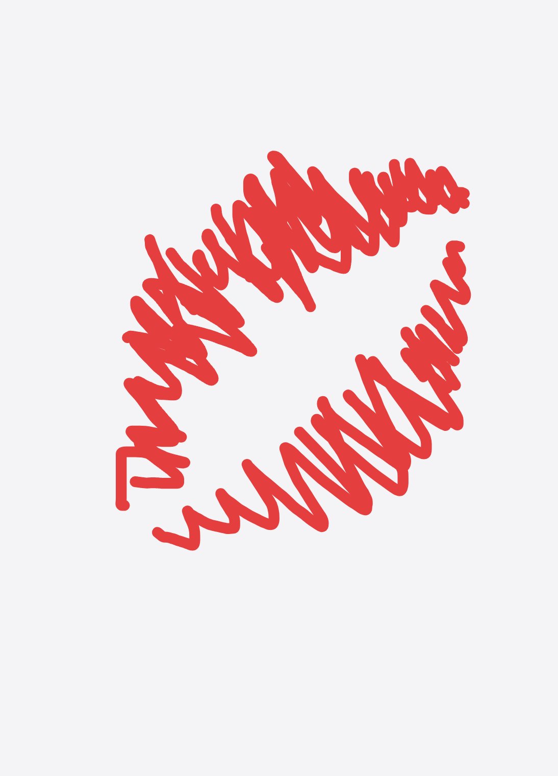 Trace de rouge à lèvres — a one-shot sketch by Ellemance on The Midnight Gallery daily drawing app.